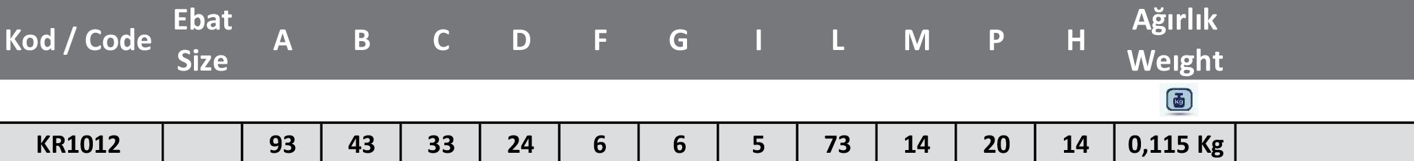 Tırtıklı Kilit Erkek