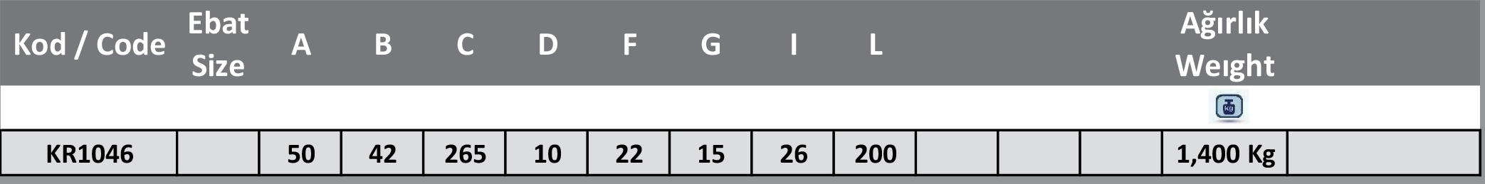 Yuvarlak Başlı Çeki Demiri Orta